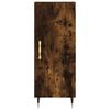 vidaXL Buffet Ch&ecirc;ne fum&eacute; 34,5x34x90 cm Bois d'ing&eacute;nierie