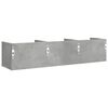 vidaXL Armoires murales 2pcs gris b&eacute;ton 75x18x16,5cm bois d'ing&eacute;nierie