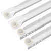 vidaXL Glissi&egrave;re de tiroir 2 pcs Blanc 350 mm Acier