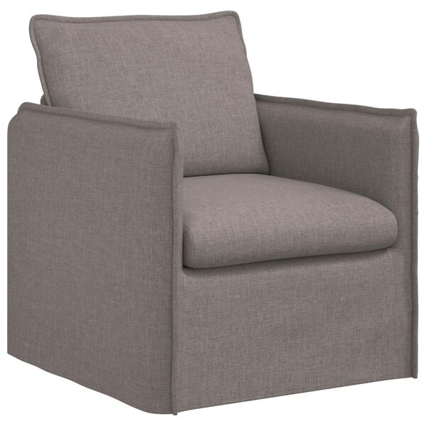 vidaXL Canap&eacute; 2 pcs Taupe