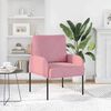 vidaXL Canap&eacute;s avec coussin 55cm Rose Contreplaqu&eacute;