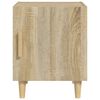 vidaXL Tables de chevet 2 pcs Ch&ecirc;ne Sonoma Bois d'ing&eacute;nierie