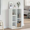 vidaXL Biblioth&egrave;que/Buffet Blanc 50x25x80 cm Bois d&rsquo;ing&eacute;nierie