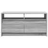vidaXL Table basse avec lumi&egrave;res LED sonoma gris bois d'ing&eacute;nierie