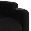 vidaXL Fauteuil inclinable &eacute;lectrique noir tissu