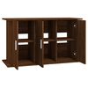 vidaXL Support d'aquarium ch&ecirc;ne marron 101x41x58 cm bois d'ing&eacute;nierie
