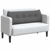 vidaXL Coussin de Dos Gris fonc&eacute; 140 x 24 x 50 cm tissu