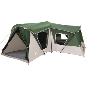 vidaXL Tente familiale 14 personne Vert