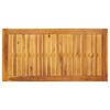 vidaXL Table &agrave; manger de jardin 110x55x75 cm bois massif d'acacia