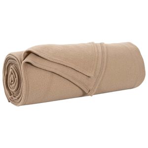 vidaXL plaid Camel 210 x 140 cm 0.41 kg Polaire