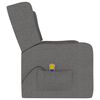 vidaXL Fauteuil de massage inclinable porte-gobelet 2places Gris clair
