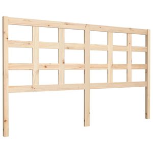 vidaXL T&ecirc;te de lit 165,5x4x100 cm Bois massif de pin
