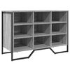 vidaXL Armoire &agrave; chaussures sonoma gris 90x38x61,5cm bois d'ing&eacute;nierie