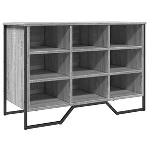 vidaXL Armoire &agrave; chaussures sonoma gris 90x38x61,5cm bois d'ing&eacute;nierie