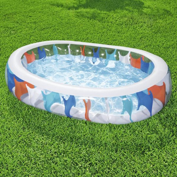 Bestway Piscine familiale elliptique 229x152x51 cm 542 L