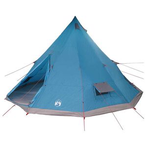 vidaXL Tente Tipi avec toit Bleu 560 x 560 x 300 cm taffetas