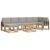 vidaXL Ensemble de canap&eacute;s d'ext&eacute;rieur 8 pc Blanc et gris clair