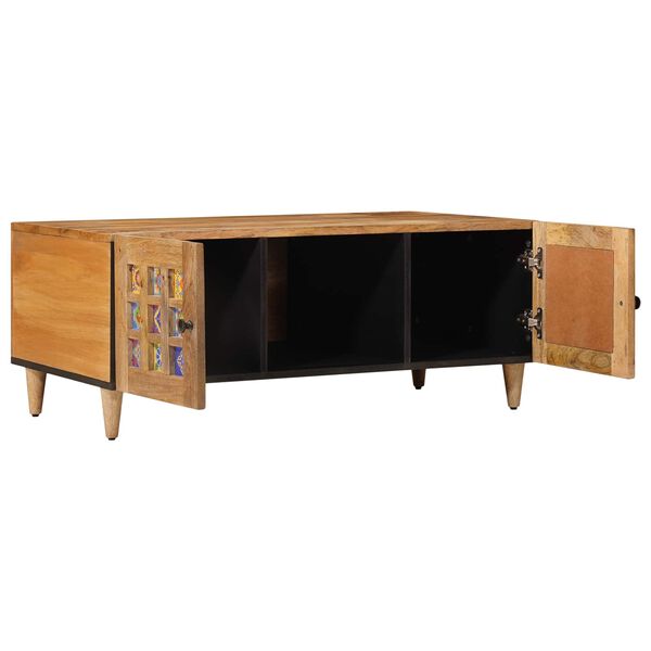 vidaXL Table basse Naturel 100 x 54 x 40 cm Bois de mangue massif