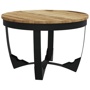 vidaXL Table basse bois de manguier brut 60x40 cm