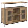vidaXL Buffet Chêne artisanal 100 x 35 x 80 cm Bois d'ingénierie