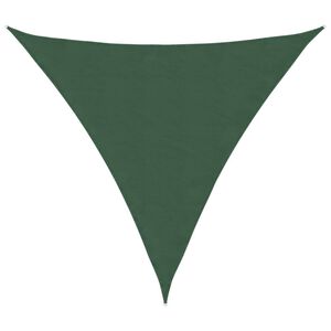 vidaXL Voile parasol tissu oxford triangulaire 3x3x3 m vert fonc&eacute;