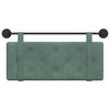 vidaXL T&ecirc;te de lit suspendue Vert Mer 110 x 55 x 5 cm Velours