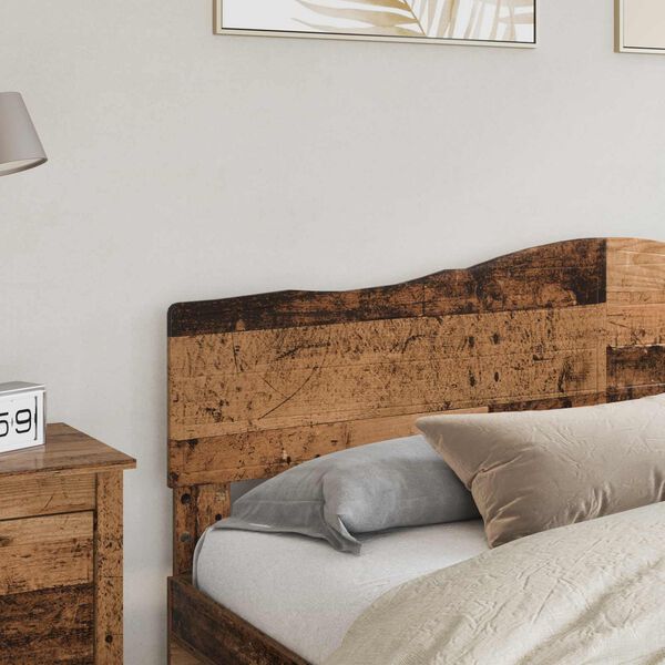 vidaXL T&ecirc;te de lit Bois Ancien 180 cm Bois d'ing&eacute;nierie