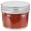 vidaXL 24 pcs Pots à confiture avec couvercles argentés Verre 110 ml