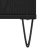 vidaXL Ensemble de mobilier de salle de bain 3 pcs Ch&ecirc;ne noir