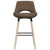 vidaXL Tabouret de bar Taupe Tissu