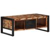 vidaXL Table basse multicolore 90x50x36 cm bois de r&eacute;cup&eacute;ration massif