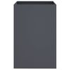 vidaXL Jardini&egrave;re anthracite 52x48x75 cm acier