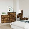 vidaXL Armoire de rangement Ch&ecirc;ne fum&eacute; 80 x 31 x 81 cm