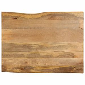 vidaXL Dessus de table 90x80x3,8 cm bord vivant bois massif manguier