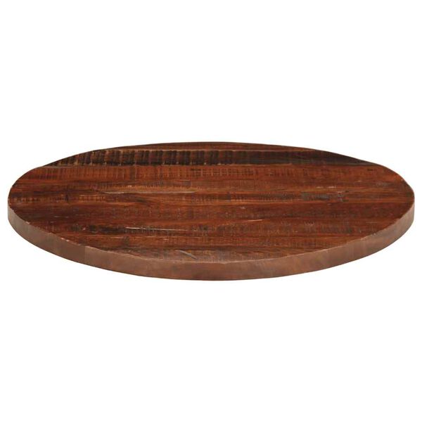 vidaXL Dessus de table &Oslash; 80x2,5 cm rond bois massif de r&eacute;cup&eacute;ration