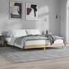 vidaXL Cadre de lit sans matelas ch&ecirc;ne sonoma 140x200 cm