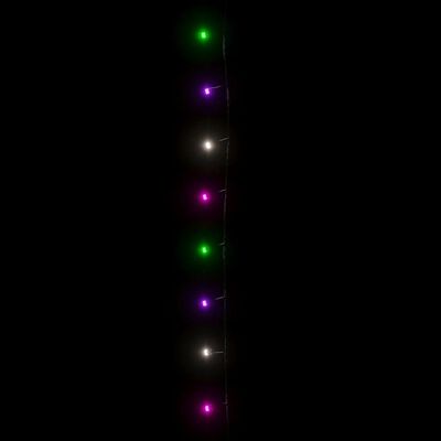 vidaXL Guirlande LED avec 1000 LED Multicolore pastel 100 m PVC