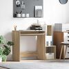 vidaXL Bureau Ch&ecirc;ne Sonoma 106 x 41 x 88.5 cm Bois d'ing&eacute;nierie