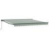 vidaXL Cadre d'auvent Vert et blanc 400 &times; 300 cm