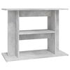vidaXL Support d'aquarium en b&eacute;ton gris 80 x 35 x 60 cm Bois d'ing&eacute;nierie