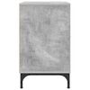 vidaXL avec tiroir 2 pcs Gris b&eacute;ton 49 x 36 x 61 cm Bois d'ing&eacute;nierie