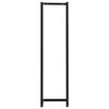 vidaXL Porte-serviette Noir 25x20x95 cm Fer