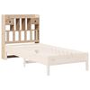 vidaXL T&ecirc;te de lit avec rangement 100 cm bois massif de pin