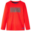 T-shirt enfants &agrave; manches longues rouge 116
