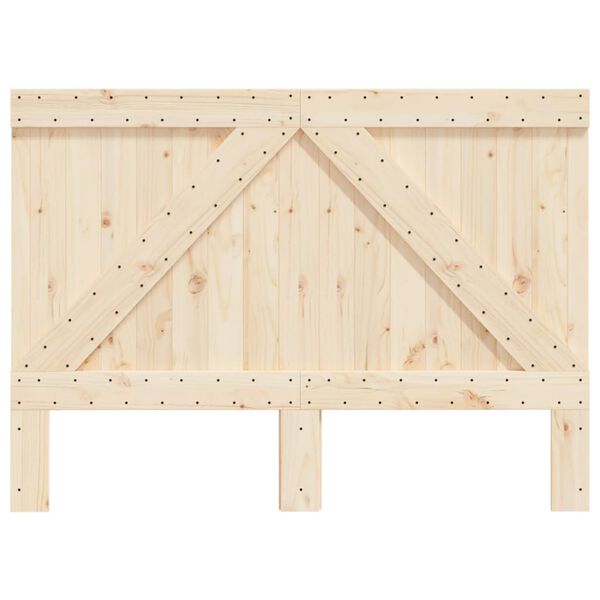 vidaXL T&ecirc;te de lit 140x104 cm bois massif de pin