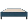 vidaXL Cadre de lit sans matelas bleu fonc&eacute; 100x210 cm velours