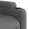 vidaXL Fauteuil inclinable Gris fonc&eacute; Tissu