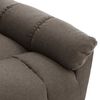 vidaXL Fauteuil inclinable Marron Tissu