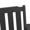 vidaXL Chaise de jardin. 6 pcs Noir 65.5 x 55.5 x 88cm Plastique