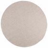 vidaXL Tapis de surface Rond Cr&egrave;me &Oslash; 160 CM